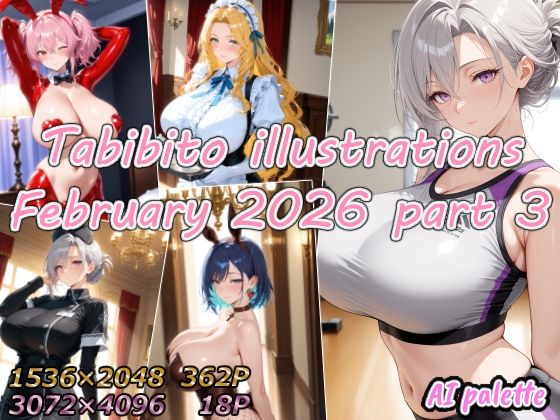 【AIPalette】Tabibito illustrations February 2026 part3｜メイド-評価