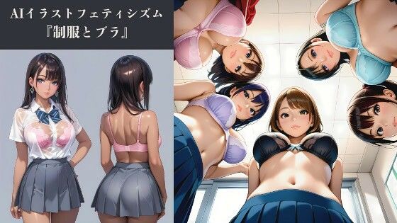 【AI-taste（エーアイテイスト）】AIイラストフェティシズム『制服とブラ』｜イラスト・CG集-評価