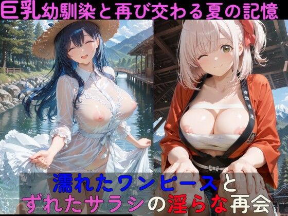 【高天原AI】巨乳幼馴染と再び交わる夏の記憶 濡れたワンピースとずれたサラシの淫らな再会｜制服-評価