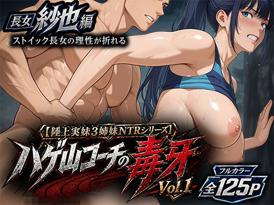 【汗とエロスの結晶】【陸上実妹3姉妹NTRシリーズ】 ハゲ山コーチの毒牙 Vol.1 紗也編｜筋肉-評価