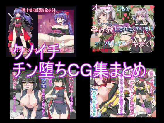 【エクスペリメン道】クノイチチン堕ちCG集まとめ｜巨乳-評価