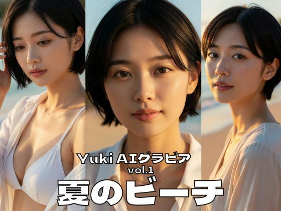 【めい@AIフォトグラファー】Yuki AIグラビアシリーズ Vol.1 夏のビーチ｜イラスト・CG集-評価