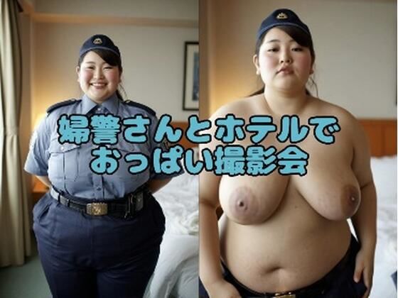 【東雲AI研究所】婦警さんとホテルでおっぱい撮影会｜おっぱい-評価5.00