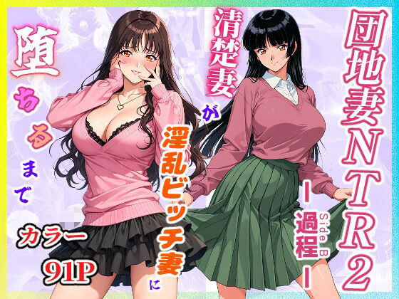【サークル闇鍋花火】団地妻NTR2 -過程（Side B）-〜清楚妻が淫乱ビッチ妻に堕ちるまで〜｜人妻・主婦-評価