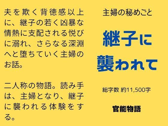 【官能物語】主婦の秘めごと 〜継子に襲われて〜｜ノベル-評価