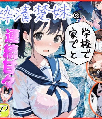 【水彩みなも】純粋清楚妹のブラ透け事件から、学校で家でと連続甘々中出し懇願SEXした話｜制服-評価4.33