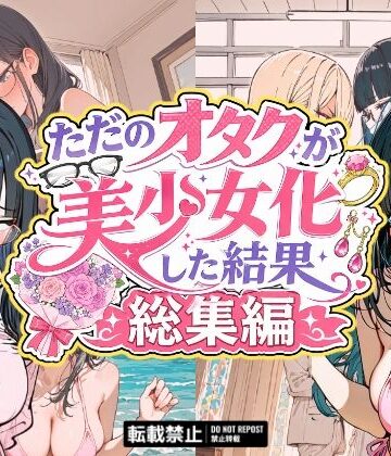 【銀木堂】ただのオタクが美少女化した結果、総集編｜イラスト・CG集-評価