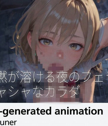 【AItuner】【15分HD】沈黙が溶ける夜のフェラとキャシャなカラダ｜3DCG-評価