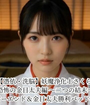 【悪堕ち研究員】【憑依・洗脳】妖魔浄化士さくら 恐怖の金目太夫編 〜二つの結末〜 ハッピーエンド＆金目太夫勝利バッドエンド｜動画・アニメーション-評価