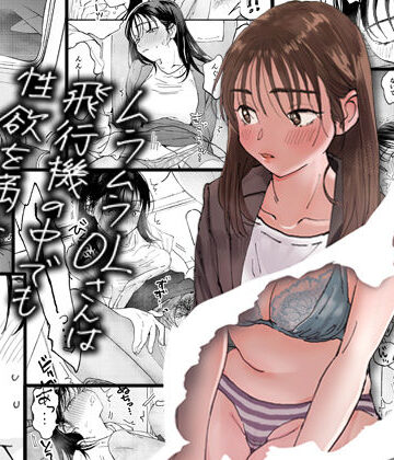 【でんぶ腿】ムラムラOLさんは飛行機の中でも性欲を満たしたい｜OL-評価4.89