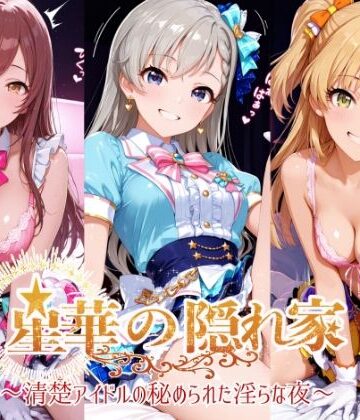【紫陽花】星華の隠れ家 〜清楚アイドルの秘められた淫らな夜〜久●楓 城●崎莉嘉 大●甘奈編｜イラスト・CG集-評価
