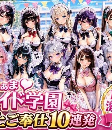 【月見どらいばー】あまあまメイド学園 〜極上ご奉仕10連発〜｜動画・アニメーション-評価5.00