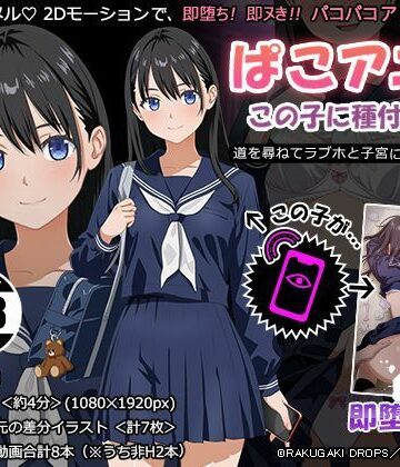 【RAKUGAKI DROPS】ぱこアニ！この子に種付け 〜道を尋ねてラブホと子宮にご案内 編〜｜動画・アニメーション-評価