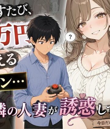 【かわいいラボ】押すたび1万円消えるボタン…その度に隣の人妻がエロく体を擦りつけて誘惑してくる｜熟女-評価