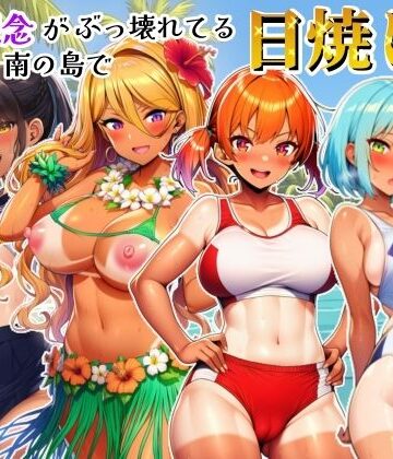 【シコリの森】貞操観念がぶっ壊れてる南の島で日焼け女子校生たちとハメまくる話｜学園もの-評価