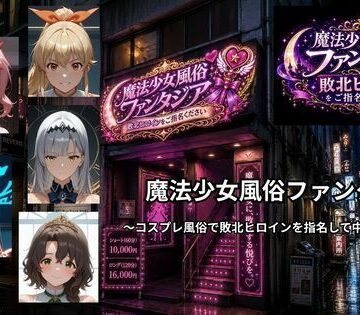 【ごぶ太の仲良しチャンネル】魔法少女風俗ファンタジア 〜コスプレ風俗で敗北ヒロインを指名して中出しするまで〜｜ファンタジー-評価