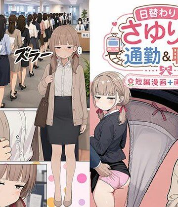 【日替わりさん】日替わりさゆりさんの通勤＆職場 短編漫画＋画像集｜OL-評価