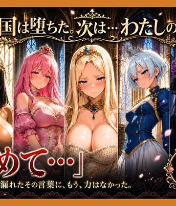 【どろまぐま】性奴●になった姫〜下女に寸止めされてイキたくてしかたない状態で金持ちおじに買われた5人の姫〜【王国は堕ちた。次は…わたしの番4】｜ファンタジー-評価