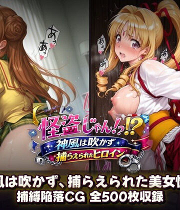 【催●研究所】怪盗じゃん！？神風は吹かず捕らえられたヒロイン 美女怪盗、変身前も変身後も――全500枚の陥落記録。｜辱め-評価