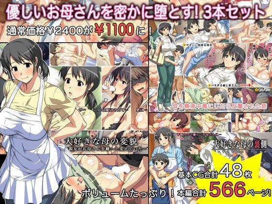 【優しいお母さんを密かに堕とす！3本セット】ぱすとG （Past Gadget） 人妻・主婦