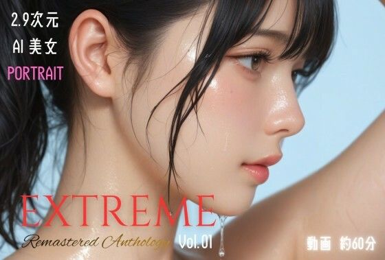 【2.9次元AI美女 PORTRAIT EXTREME Remastered Anthology VOL.01 AI SEX 動画集】KEI diffusion 3DCG