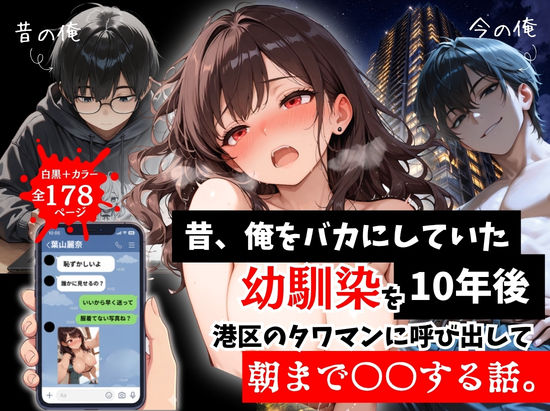 【昔、俺をバカにしていた幼馴染を10年後港区のタワマンに呼び出して朝まで〇〇する話。】ルミナ 拘束