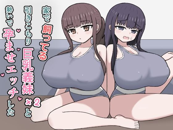 【家で飼ってる引きこもり巨乳義妹×2と勢いで孕ませエッチした】にしかわ屋 デモ・体験版あり