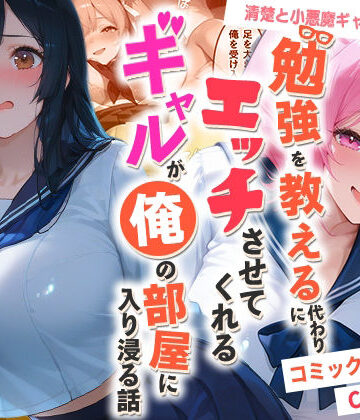 【勉強を教える代わりにエッチをさせてくれるギャルが俺の部屋に入り浸る話 〜清楚と小悪魔ギャルの純愛編〜】夜の快楽 制服