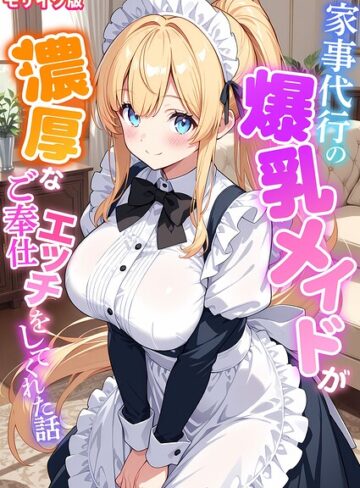 StudioSR❤家事代行の爆乳メイドが濃厚なご奉仕エッチをしてくれた話 モザイク版｜フルカラー